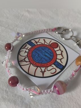 Knotwork & Stone Kitchy Keychain